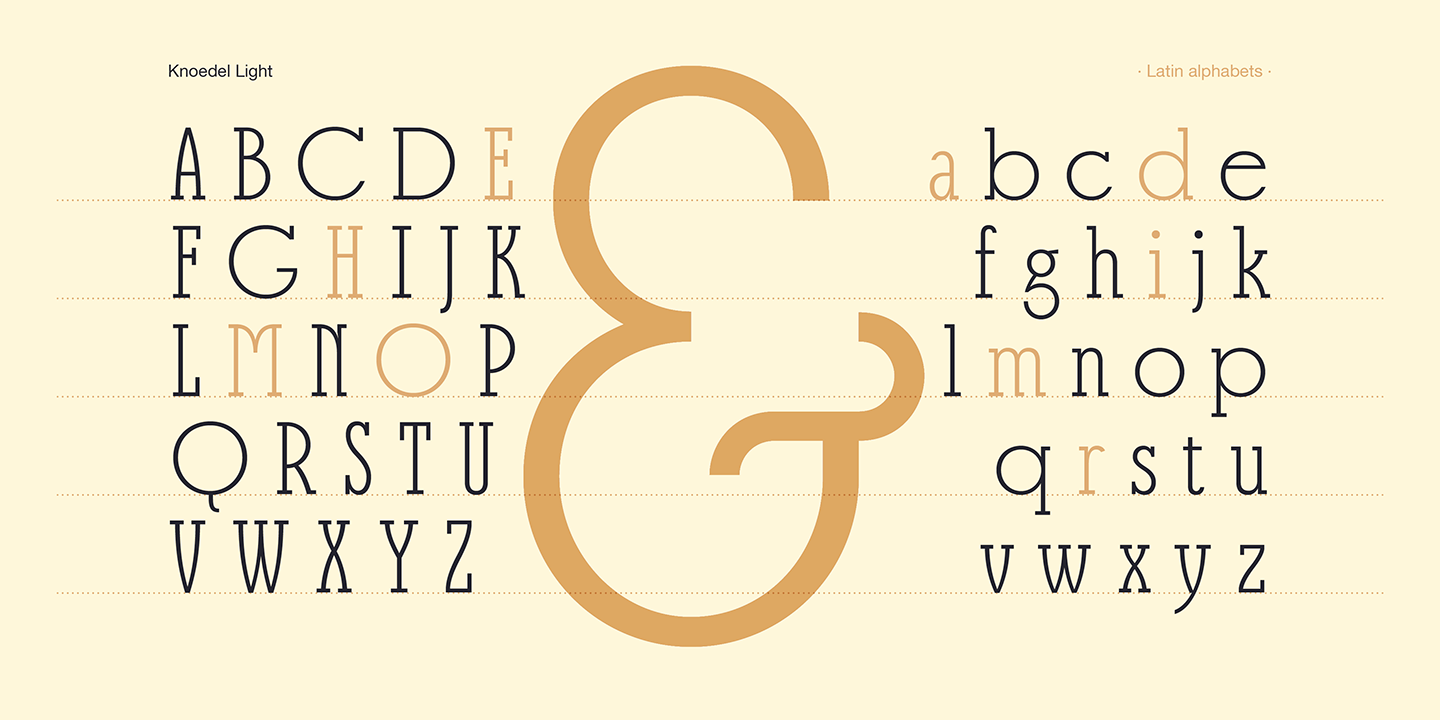 Example font Knoedel #14